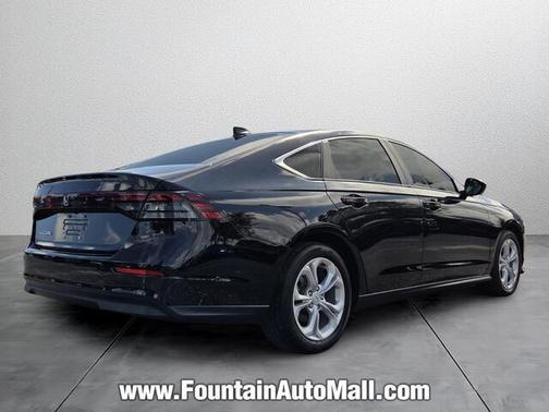 Crystal Black Pearl 2024 Honda Accord LX