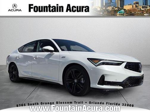 Platinum White Pearl 2026 Acura Integra A-Spec Technology