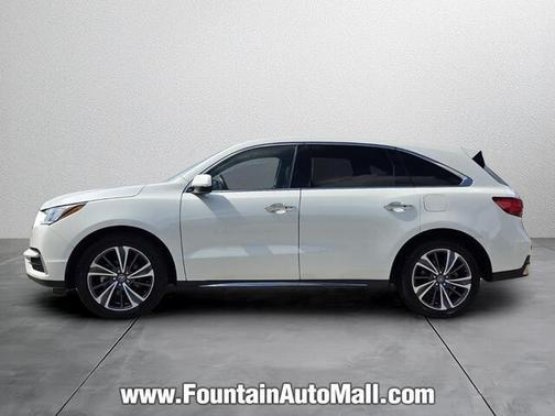 White Diamond Pearl 2019 Acura MDX 3.5L w/Technology Package