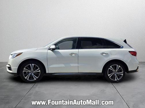 White Diamond Pearl 2019 Acura MDX 3.5L w/Technology Package