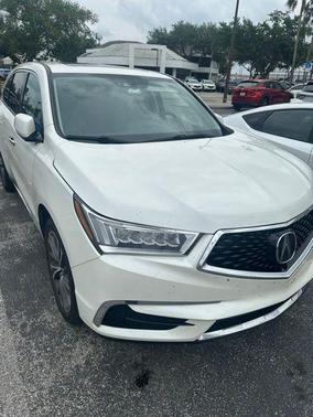 White Diamond Pearl 2019 Acura MDX 3.5L w/Technology Package