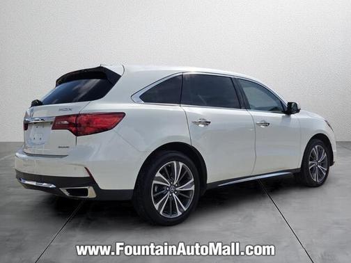 White Diamond Pearl 2019 Acura MDX 3.5L w/Technology Package