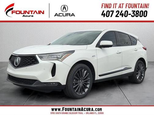 Platinum White Pearl 2022 Acura RDX A-Spec Advance Package