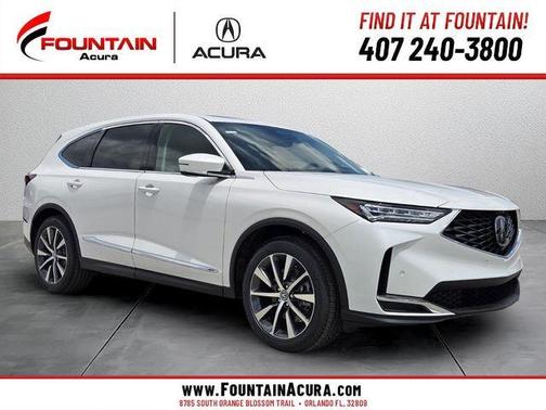 Platinum White Pearl 2026 Acura MDX Technology Package