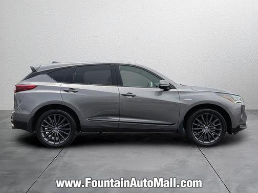 Liquid Carbon Metallic 2024 Acura RDX A-Spec Advance Package