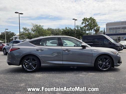 Liquid Carbon Metallic 2024 Acura Integra A-Spec