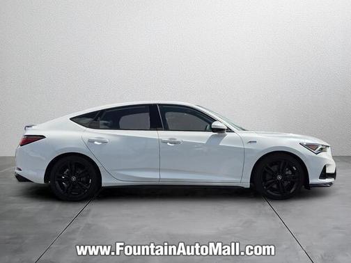Platinum White Pearl 2026 Acura Integra A-Spec