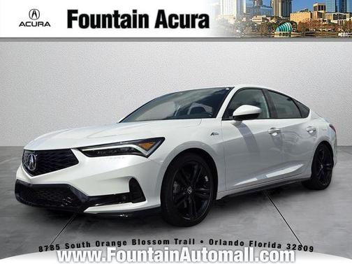 Platinum White Pearl 2026 Acura Integra A-Spec