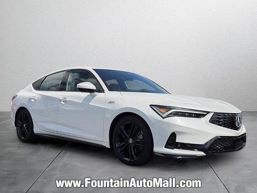 Platinum White Pearl 2026 Acura Integra A-Spec