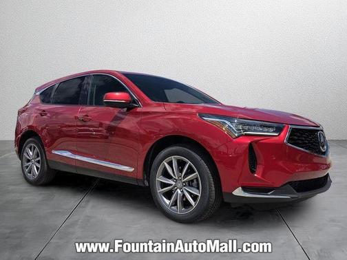 Performance Red Pearl 2023 Acura RDX Technology Package