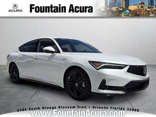 Platinum White Pearl 2026 Acura Integra A-Spec Technology