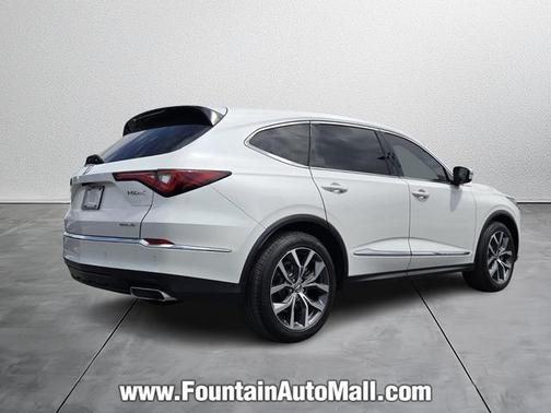 Platinum White Pearl 2024 Acura MDX Technology