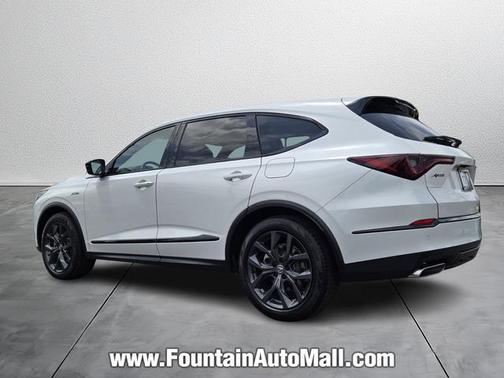 Platinum White Pearl 2023 Acura MDX A-Spec
