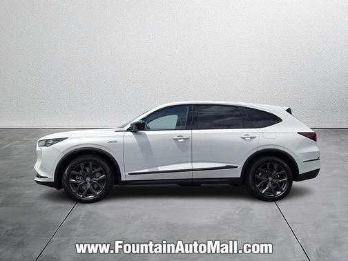 Platinum White Pearl 2023 Acura MDX A-Spec