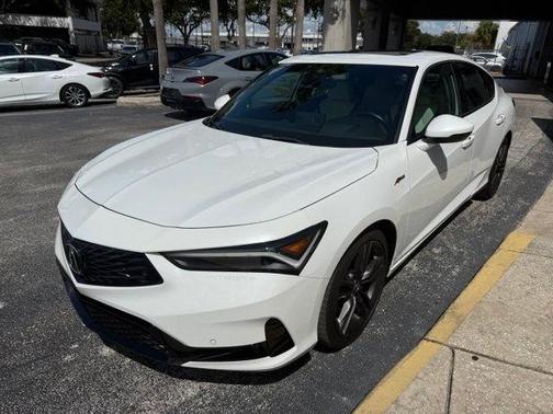 Platinum White Pearl 2023 Acura Integra A-Spec Technology