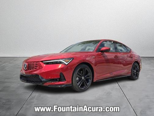 Red 2026 Acura Integra A-Spec Technology