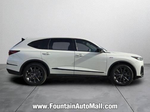 Platinum White Pearl 2026 Acura MDX A-Spec