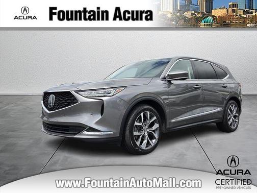 Liquid Carbon Metallic 2023 Acura MDX Technology