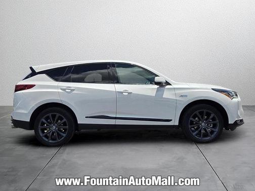 Platinum White Pearl 2025 Acura RDX A-Spec