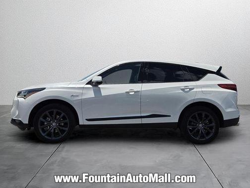 Platinum White Pearl 2025 Acura RDX A-Spec