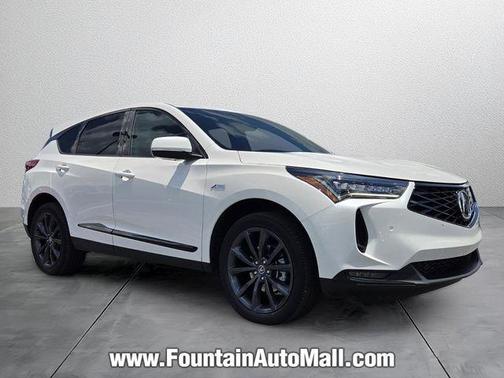 Platinum White Pearl 2025 Acura RDX A-Spec