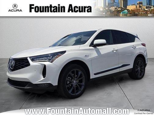 Platinum White Pearl 2025 Acura RDX A-Spec
