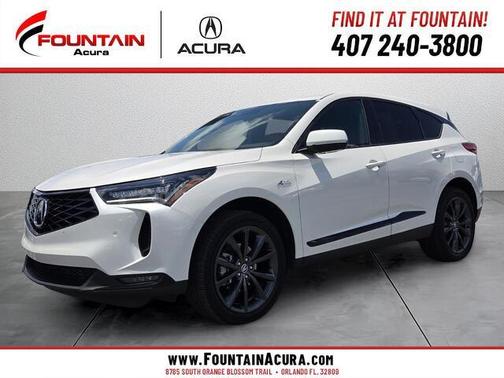 Platinum White Pearl 2025 Acura RDX A-Spec