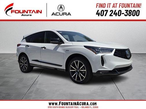 Platinum White Pearl 2026 Acura RDX A-Spec Advance Package