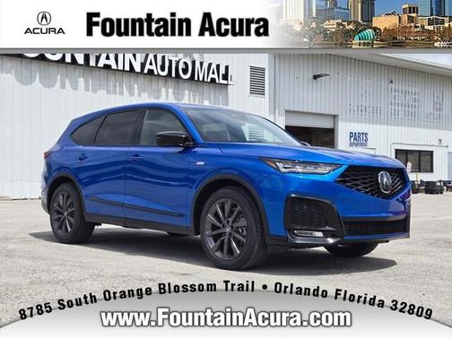 Apex Blue Pearl 2026 Acura MDX A-Spec