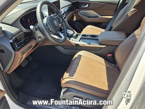 Platinum White Pearl 2026 Acura MDX Advance Package