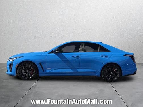 Electric Blue 2023 Cadillac CT4-V Blackwing