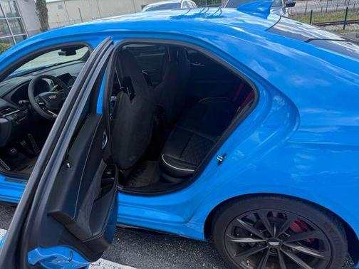 Electric Blue 2023 Cadillac CT4-V Blackwing