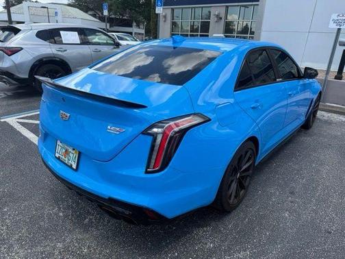 Electric Blue 2023 Cadillac CT4-V Blackwing
