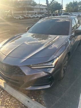 Lunar Silver Metallic 2023 Acura TLX A-Spec