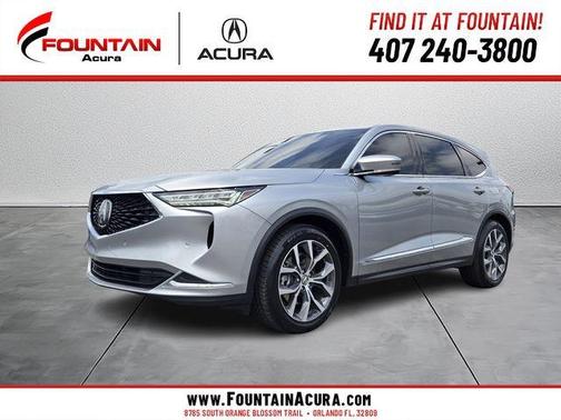 Lunar Silver Metallic 2023 Acura MDX Technology
