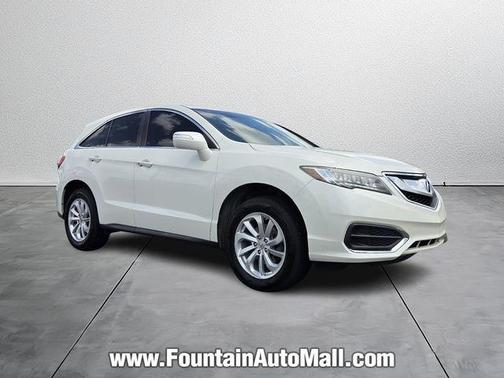 White Diamond Pearl 2018 Acura RDX Technology Package