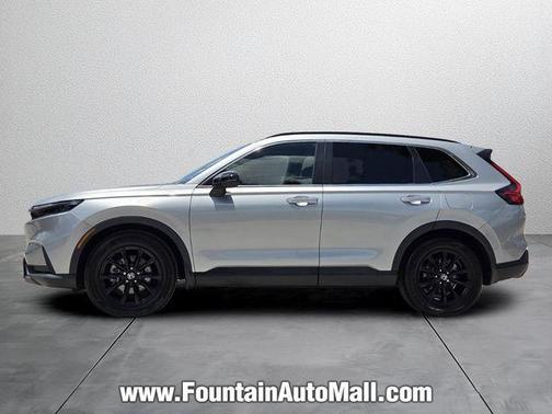 Silver Metallic 2023 Honda CR-V Hybrid Sport