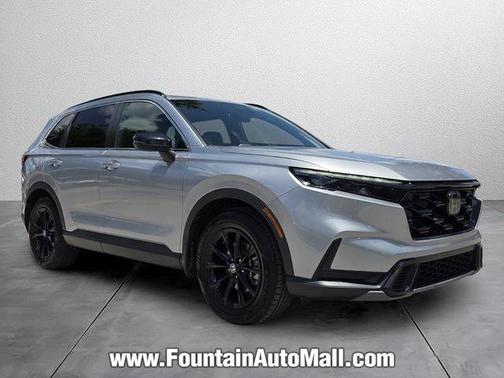 Silver Metallic 2023 Honda CR-V Hybrid Sport