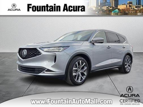 Lunar Silver Metallic 2023 Acura MDX Technology