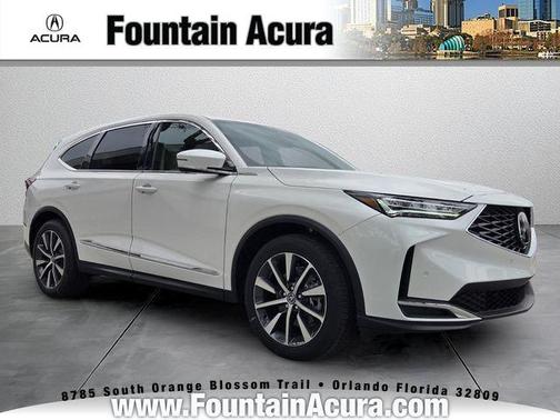 Platinum White Pearl 2026 Acura MDX Technology Package
