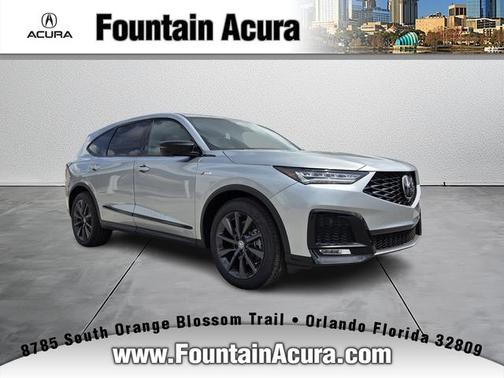 Solar Silver Metallic 2026 Acura MDX A-Spec