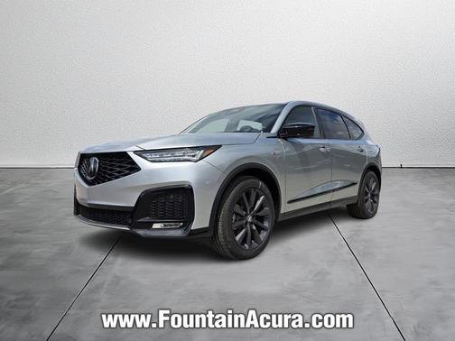 Solar Silver Metallic 2026 Acura MDX A-Spec