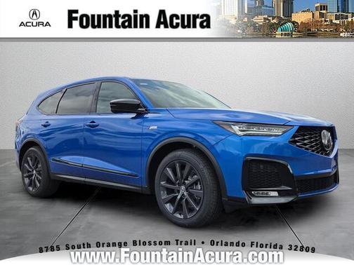 Apex Blue 2026 Acura MDX A-Spec
