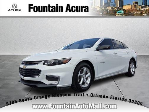 Summit White 2018 Chevrolet Malibu 1LS