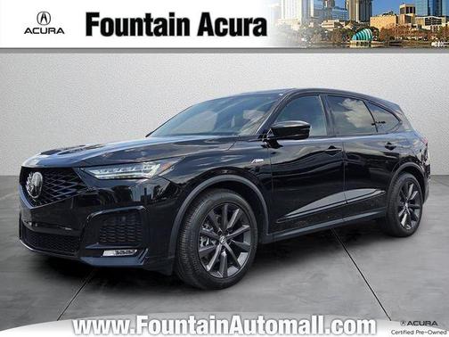 Majestic Black Pearl 2025 Acura MDX A-Spec