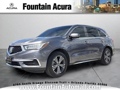 Modern Steel Metallic 2018 Acura MDX 3.5L
