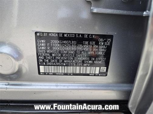 2025 Acura ADX A-Spec