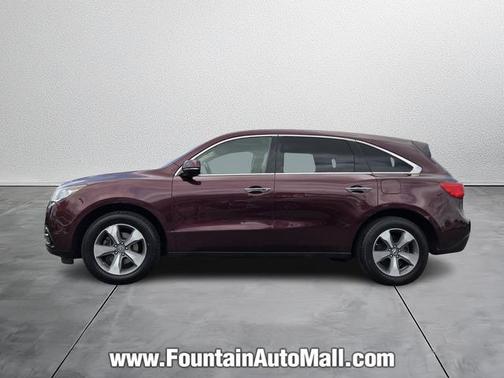 Dark Cherry Pearl 2016 Acura MDX 3.5L