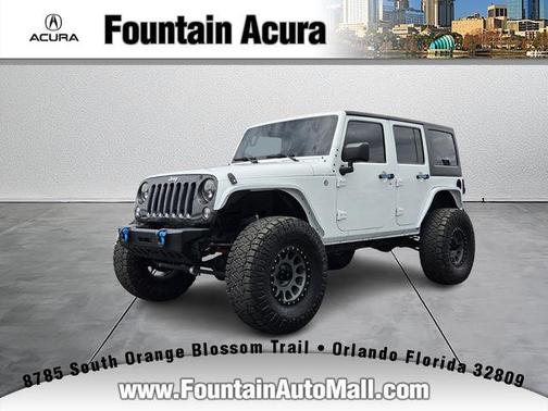 Bright White Clearcoat 2015 Jeep Wrangler Unlimited Rubicon