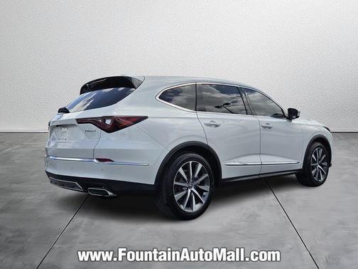 Platinum White Pearl 2025 Acura MDX Technology Package